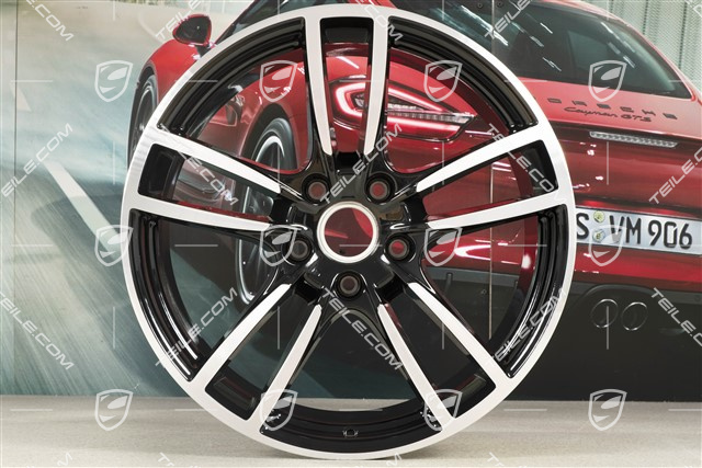 20" Felge Cayenne Sport, 10,5J x 20 ET55, schwarz hochglanz
