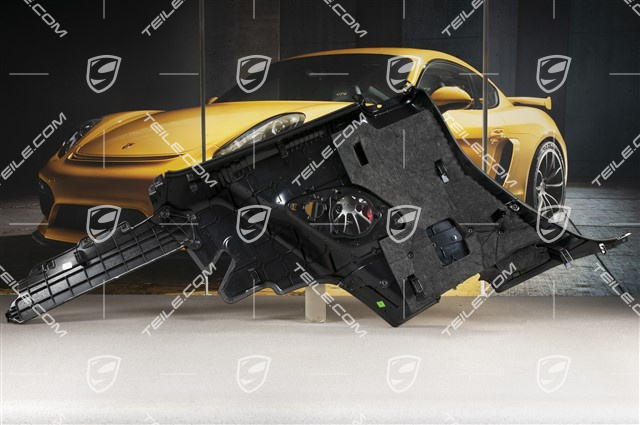 Seitenwandverkleidung, hinten, Kunstleder, Schwarz, Coupe, R