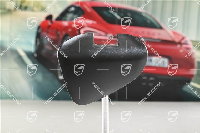 Cover trim  / guide for seat belt buckle, rear, R