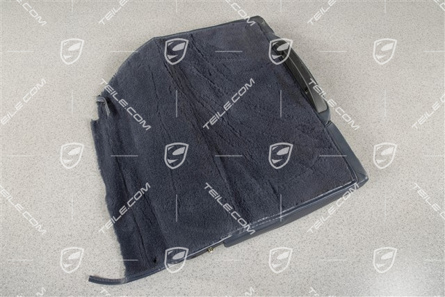 Notsitzrückenlehne / Rücksitz / Rückenlehne, Leder, Nachtblau, Coupe / Targa, L