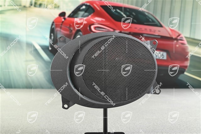 Türverkleidung, Lautsprecherblende, Granitgrau, L=R