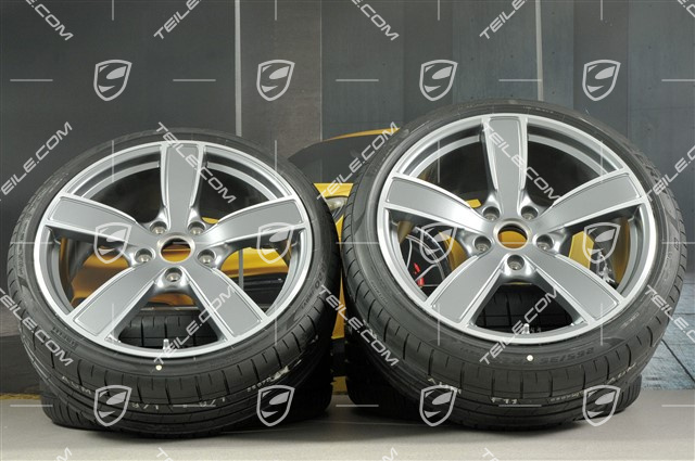 20" Carrera Sport koła letnie komplet, felgi 8,5J x 20 ET57 + 10,5J x 20 ET47 + opony letnie 235/35 ZR20 + 265/35 ZR20, z czujnikami ciśnienia
