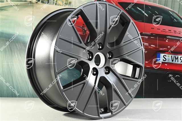 20" Felga Taycan Turbo Aero, 9J x 20 ET54, czarny satynowy mat