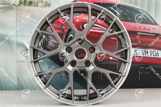 20" Felga RS Spyder, 8,5J x 20 ET53, platinum satynowy półmat