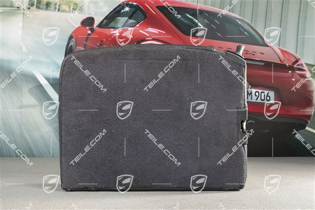 Back seat backrest, leather, metropole blue, Coupe, R