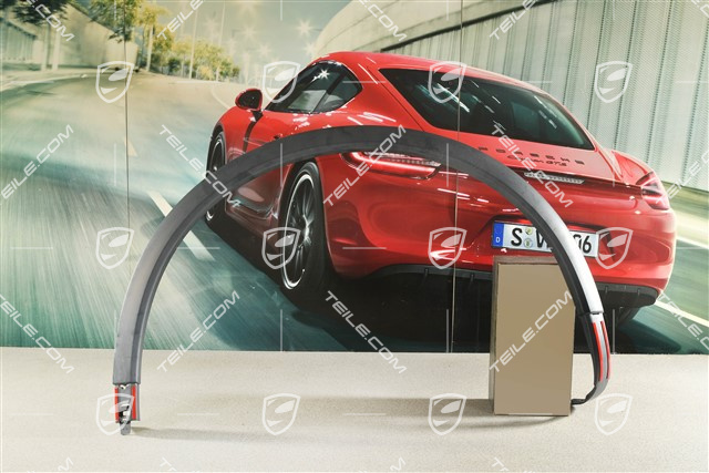 Wheel arch cover, Wider version 21-inch, Primed, Rear, L, not complete/without covers, L