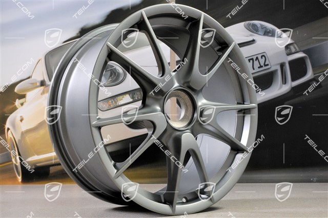 19" Komplet felg GT3 II, tytan met., przód 8,5J x 19 + tył 12J x 19, do GT3