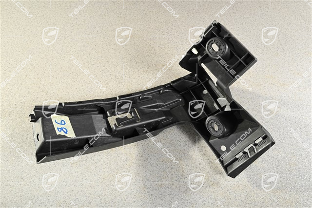 Rear bumper retaining strip, R