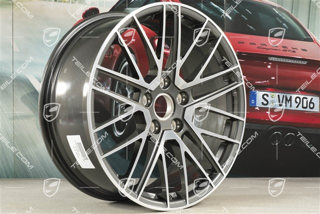 20" Felge Turbo V, 8,5J x 20 ET40, Titan