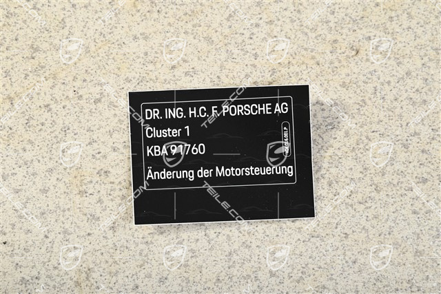 Klebeschild