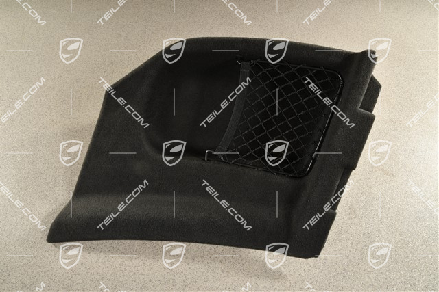 Deckel, Seitenwandverkleidung, Teppich, Schwarz, R