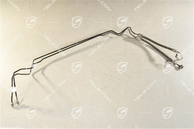 PDCC active stabilizer hydraulic lines, from distributor / Valve block to sway bar ball joint mounting, GTS, L