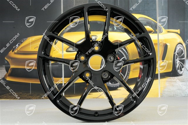 18" Felga Cayman III, 9,5J x 18 ET49, czarny wysoki połysk