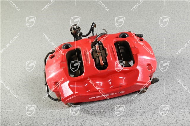 Zacisk hamulcowy czerwony, oś tylna, R