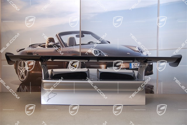GT3 RS Spoiler tylny, kompletny (maska silnika, spoiler, mocowania i wszystkie drobne części)
