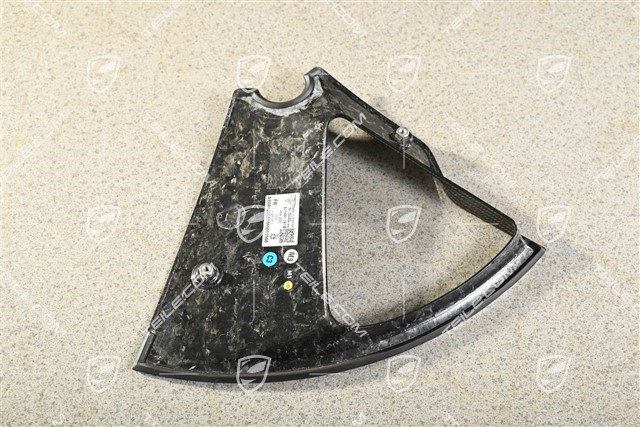 21-Zoll Taycan Exclusive Design Schmiederäder Radzierblende aus Carbon, vorne, R