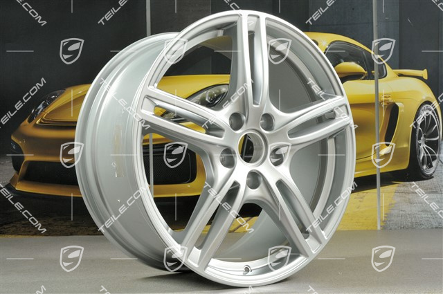20" Felgensatz Panamera Turbo, 9,5J x 20 ET71 + 11,5J x 20 ET68, Brilliantchromlack