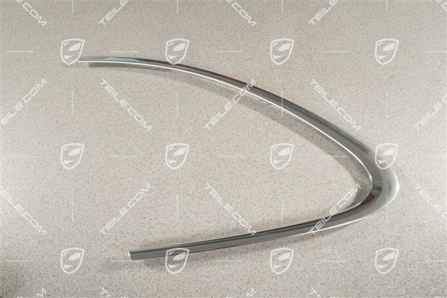 Listwa ozdobna, boczna szyba, aluminium, L