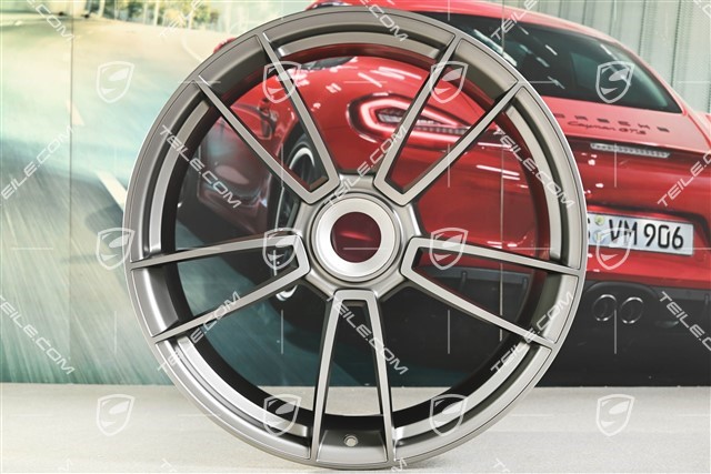 21" Felga Turbo S, 11,5J x 21 ET67, Platinum satynowy mat