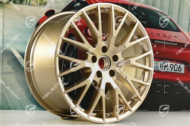 21-inch wheel rim set Panamera Exclusive Design, 9,5J x 21 ET71 + 11,5J x 21 ET69, neodyme