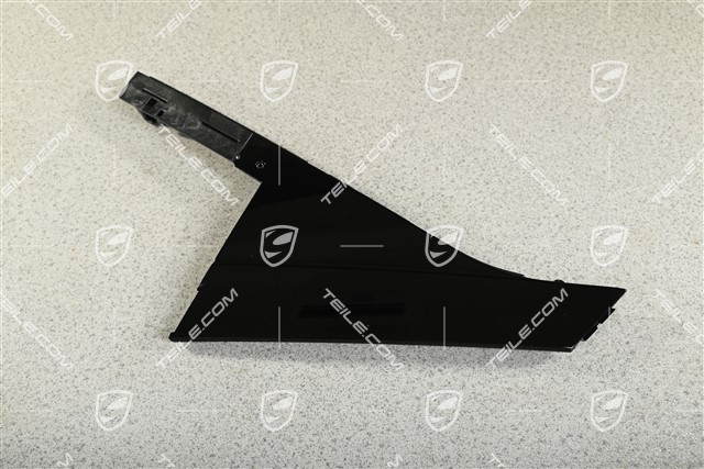 Coupe, C-Säule Außen Blende, Hintertür, hinten, Schwarz, L