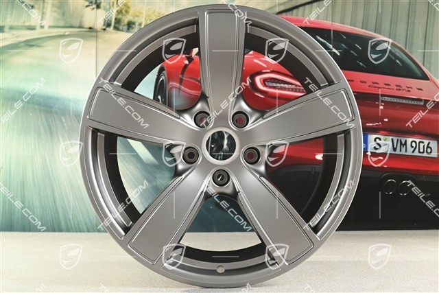 20" Felge Carrera Sport, 10,5J x 20 ET47, Platinum Seidenmatt