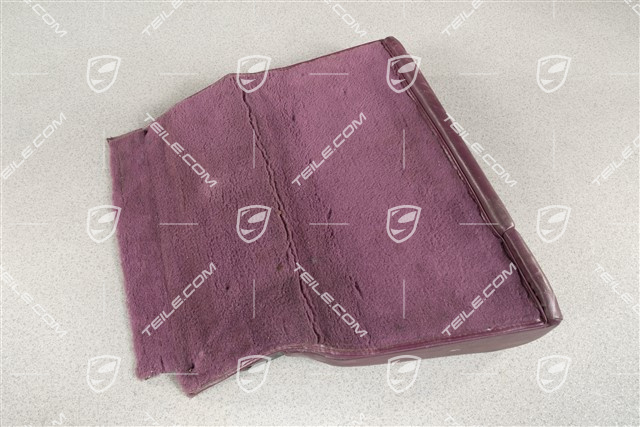 Back seat backrest, Coupe, Leatherette, Magenta, R