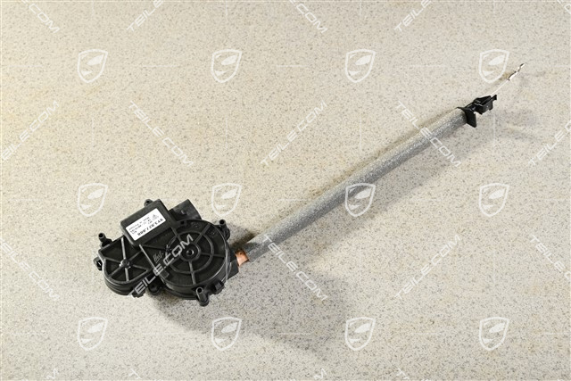 Coupe, closing aid drive unit, rear lid