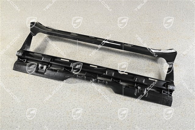 Rear bumper fastening frame / air exhaust, matte black
