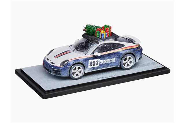 Porsche 911 Dakar (992) Xmas, Limited Edition, multicolor / black, scale 1:18