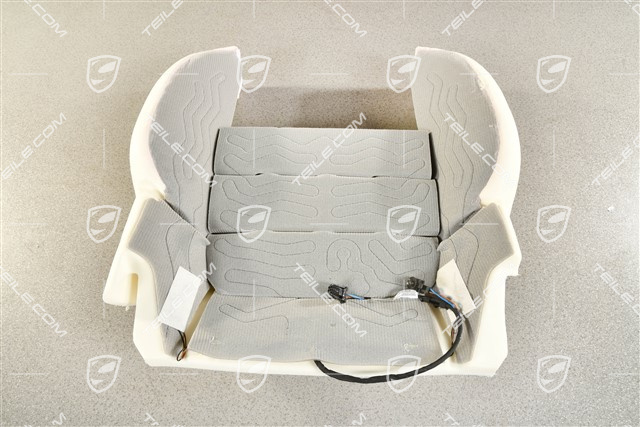 Front seat cushion foam part with heating mat, Sports seat, L
