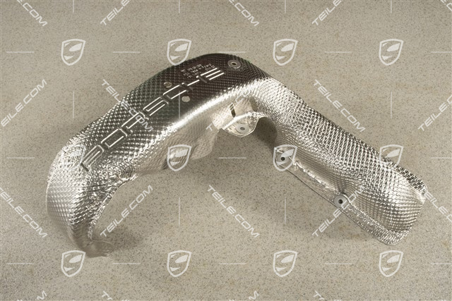 Abgaskrümmer, Hitzeschutz / Abschirmblech. Zyl, 1-3