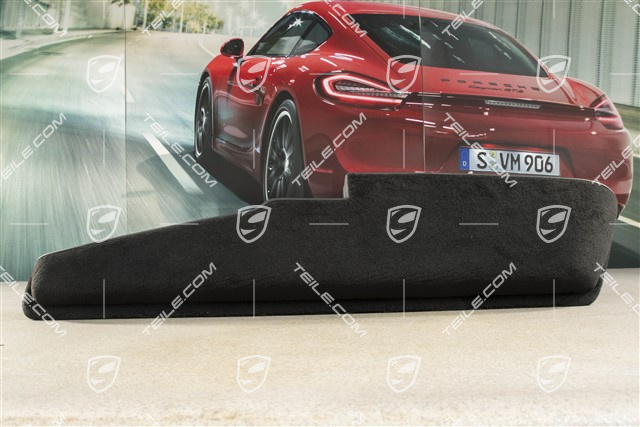 Ablagekasten Türverkleidung , Teppich / Leder, Schwarz, R