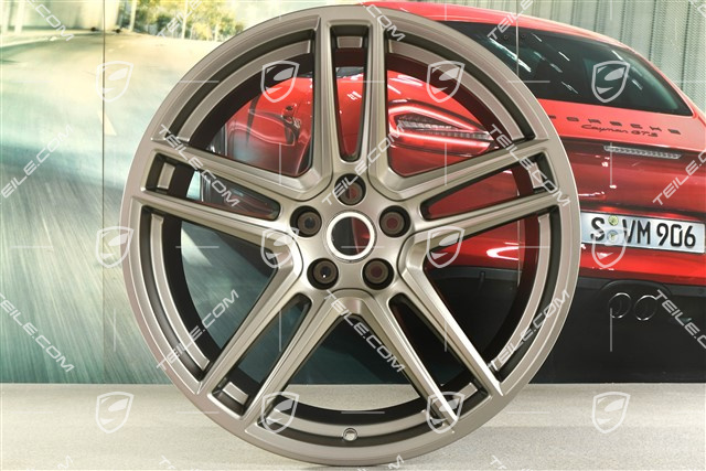 20" wheel "Macan Turbo", 10J x 20 ET19, BORBET, platinum satin matt
