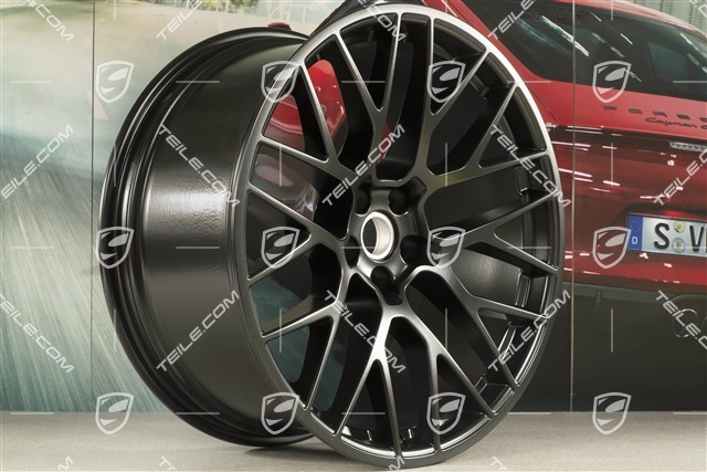 21" Felge RS Spyder Design, 10J x 21 ET19, schwarz seidenmatt