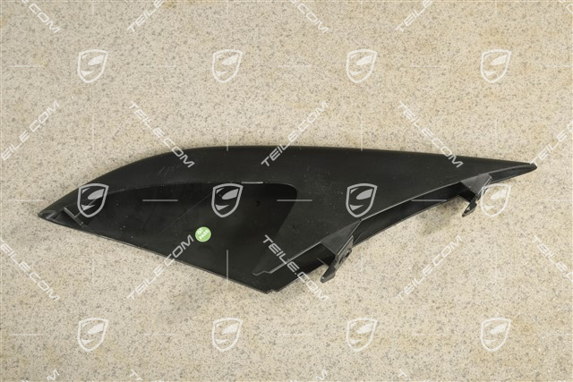 Front bumper disc / trim, Lower, Black, R