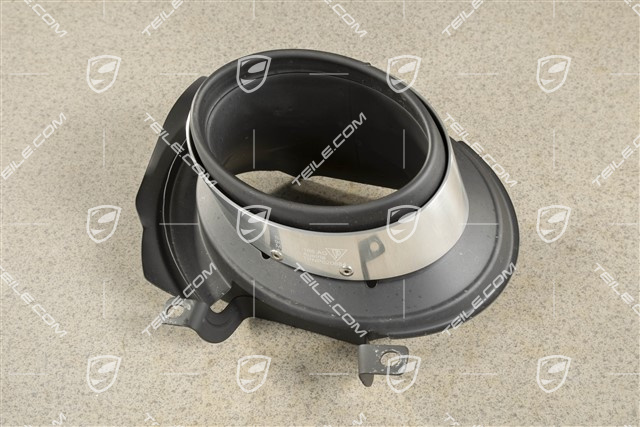 Końcówka, okrągła, Sportowy układ wydechowy, Aluminium, R