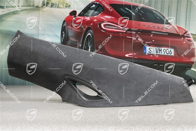 Verkleidung von C-Säule, Alcantara, Schwarz, R