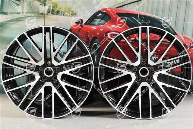 21" komplet felg "911 Turbo 5 Design", 9,5J x 21 ET27 + 10J x 21 ET19