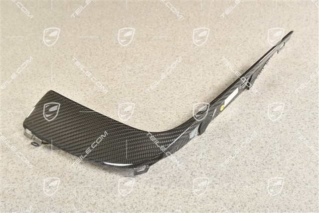 Cover trim, front bumper air inlet, Sport Design Carbon, R