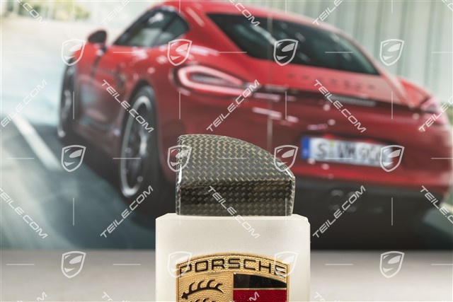 Dashboard trim moulding, outer, Carbon, LHD