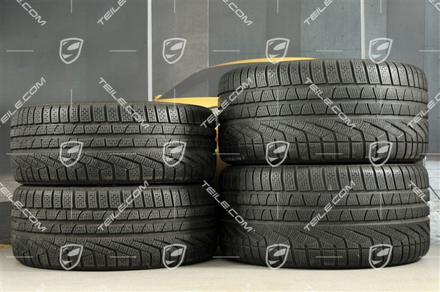 19" Carrera Winterräder Satz, 8,5J x 19 ET54 + 11J x 19 ET69, Winterreifen 235/40 R19 + 285/35 R19
