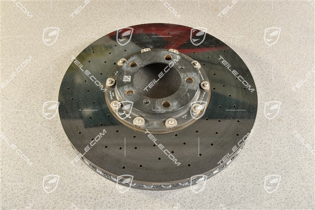 PCCB Keramik-Bremsscheibe, Panamera, 20" / 420mm, beschädigt am Rand (sehe Bilder), L