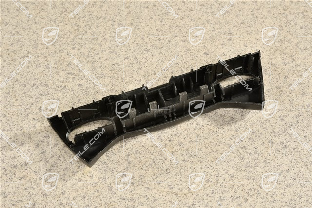 Schalterblende, 2 Löcher, Carbon