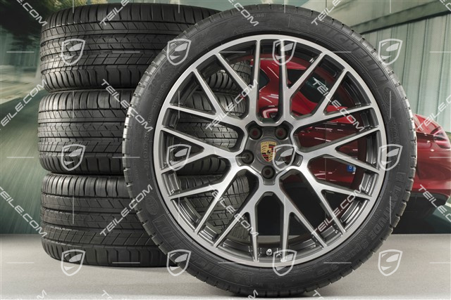 21" koła letnie, komplet, RS Spyder Design, felgi 9,5J x 21 ET27 + 10J x 21 ET19 + opony letnie Michelin 265/40 R21 + 295/35 R21, z czujnikami ciśnienia