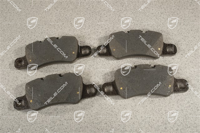 Brake pads, rear axle, PCCB Racetrack Package