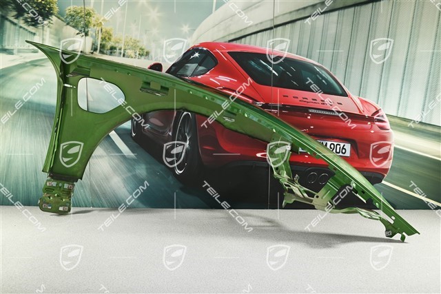 Wing / Fender, front, Charging cap / lid electrically operated, L