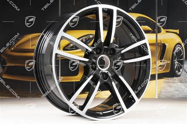 20" felga Cayenne Sport, 9J x 20 ET50, czarny wysoki połysk