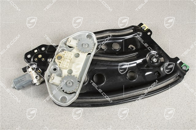 Window lifter for rear quarter glass, Convertible, L