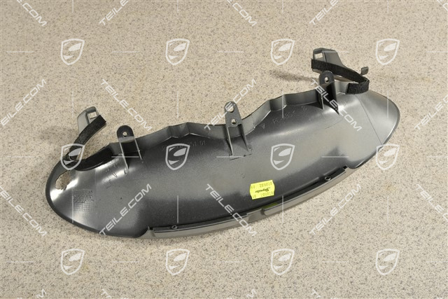 Dashboard trim / Instrument cluster cover inner part, Graphite Grey